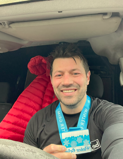 Frozen Determination: beForm Founder Ben Bunting Achieves Personal Best at the Sir Titus Trot Marathon