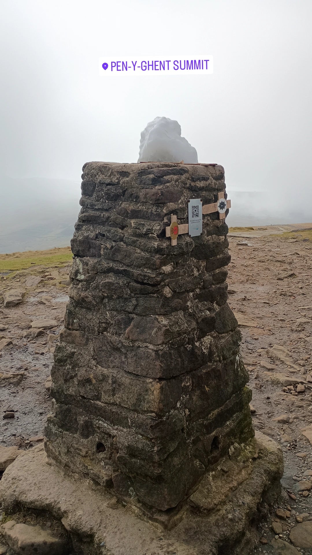 pen-y-ghent trig point
