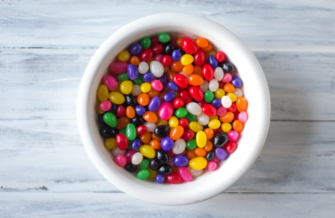 BOWL OF JELLY BEANS