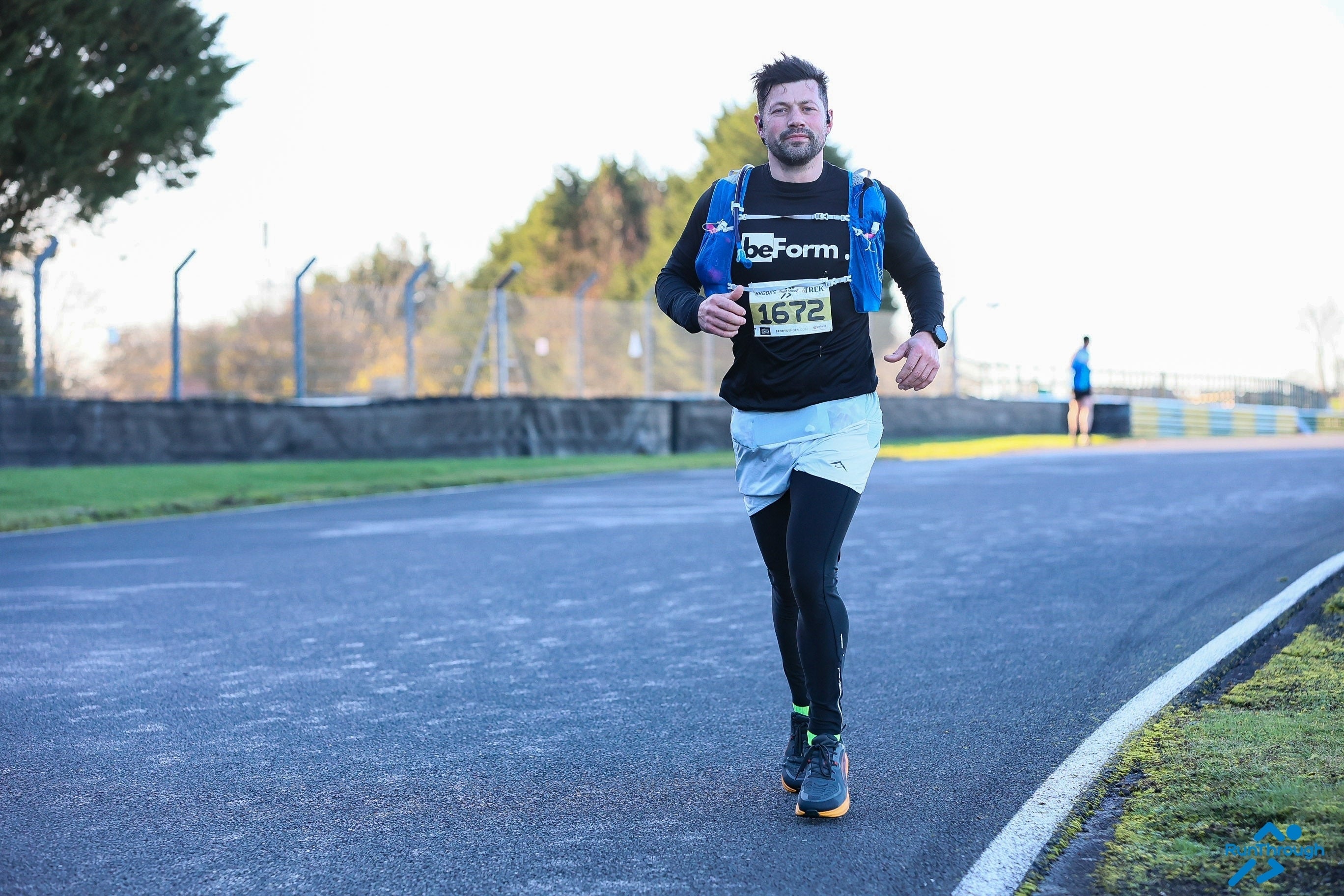 Ben Bunting runs a loop of the croft motor circuit 