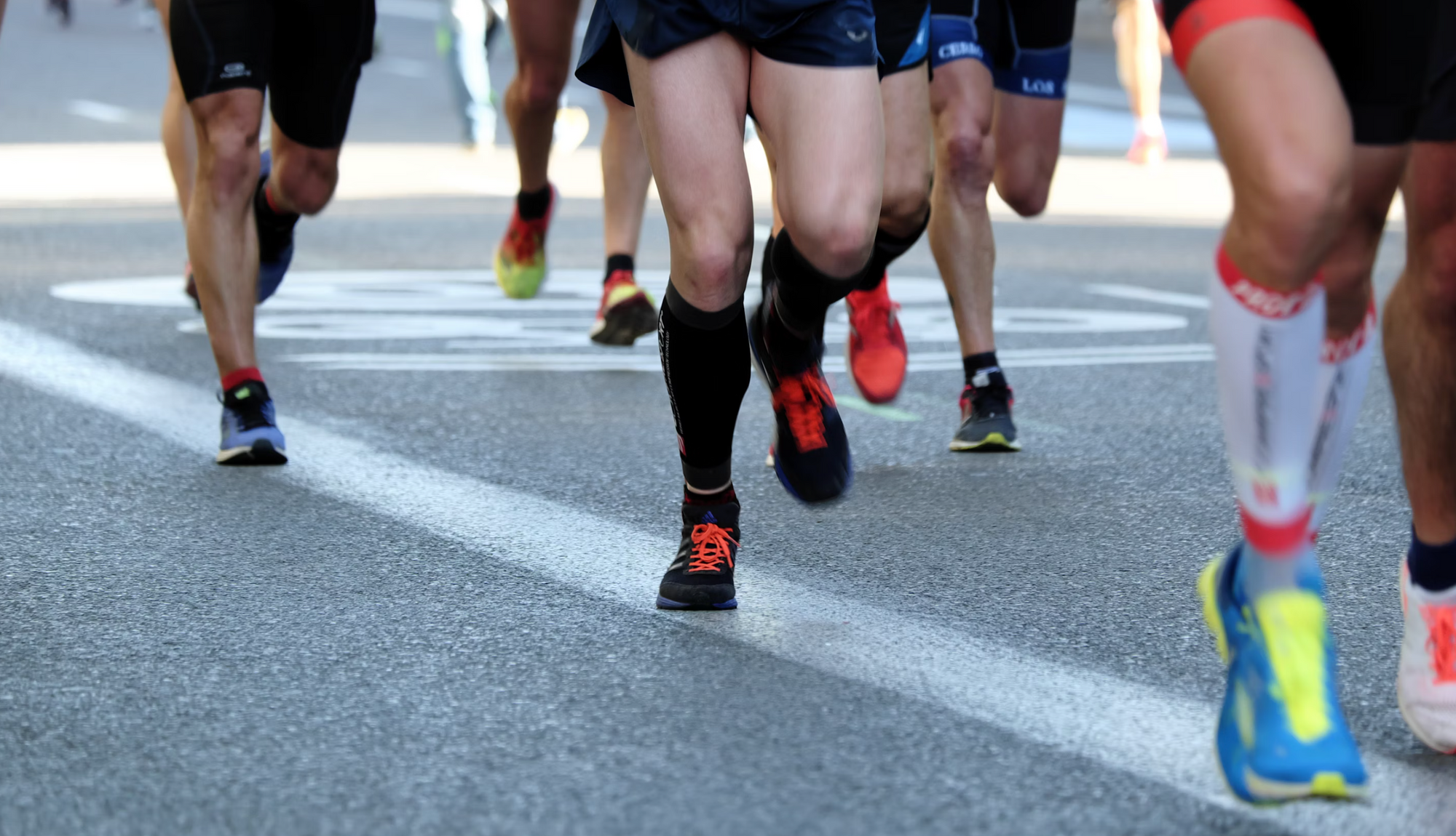 people running