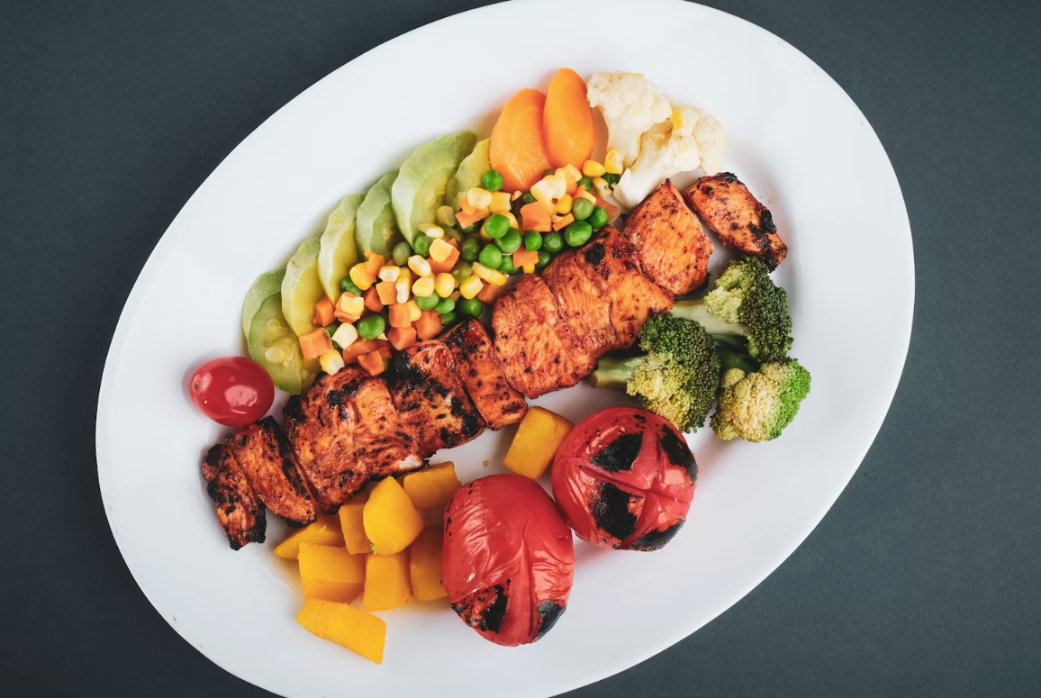 PLATE OF A BALANCED DIET
