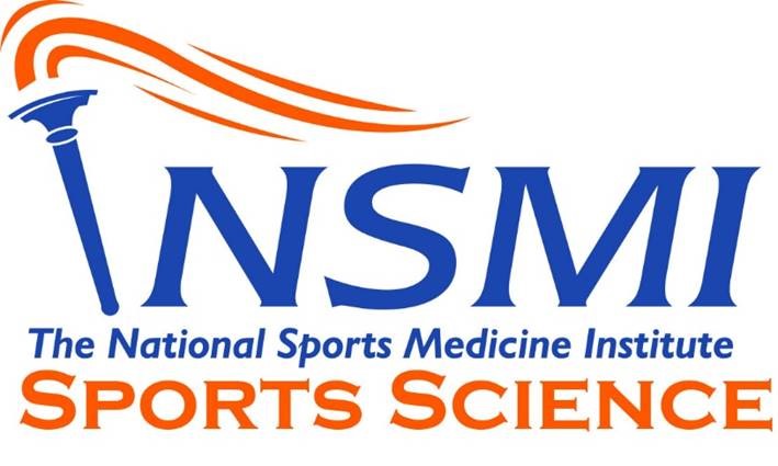 Logo of The National Sports Medicine Institute with 'INSMI' and 'Sports Science' text.