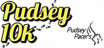 Pudsey 10K logo with 'Pudsey Pacers' text on a white background