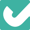 Teal and white logo with a stylized 'j' shape on a teal background