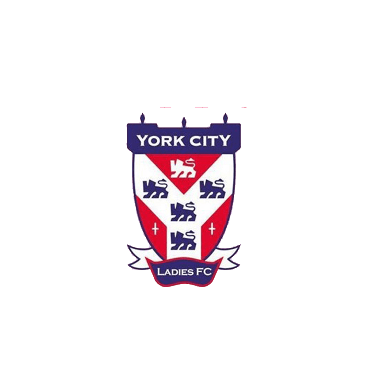York City Ladies FC logo on a black background